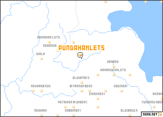 map of Punda Hamlets