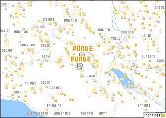 map of Punde