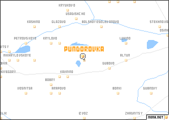 map of Pundorovka