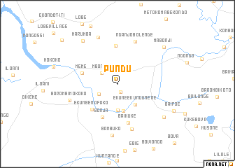 map of Pundu