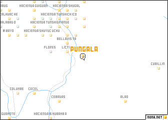 map of Pungalá