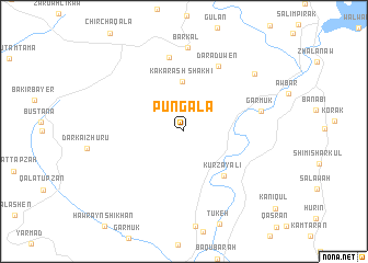 map of Pungala