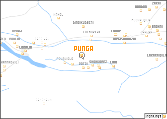 map of Pūnga