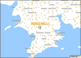 map of P\