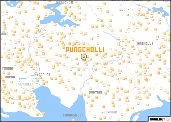 map of P\