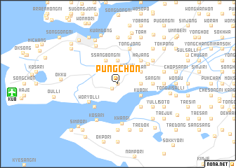 map of P\