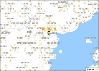 map of P\