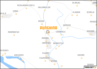 map of Punghina