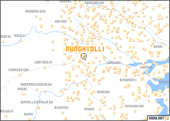 map of Punghyŏl-li