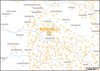 map of Pungmal-li