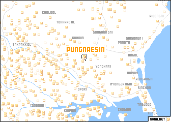 map of Pungnaesin