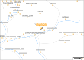 map of Pung-ni
