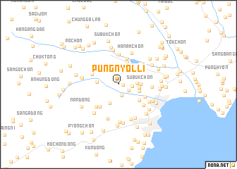 map of P\