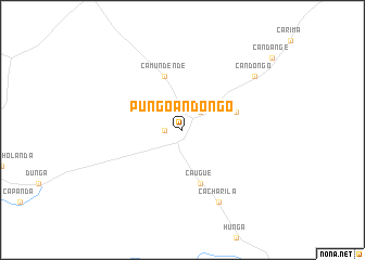 map of Pungo Andongo