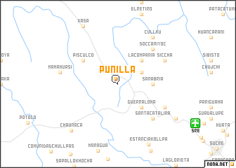 map of Punilla