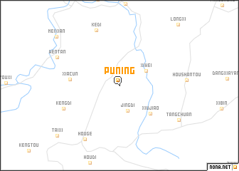 map of Puning