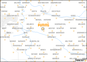 map of Püning