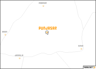 map of Punjāsar