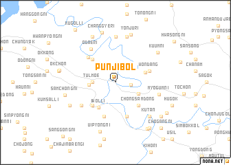 map of Punjibŏl