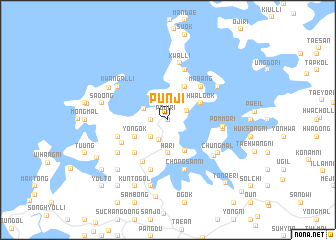 map of Punji