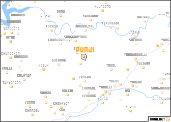 map of Punji