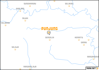 map of Punjung