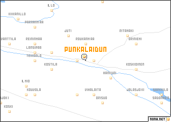 map of Punkalaidun