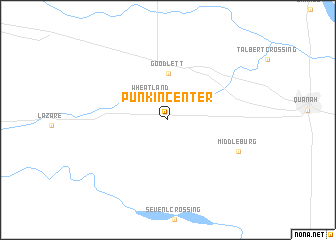 map of Punkin Center