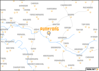 map of Punmyŏng