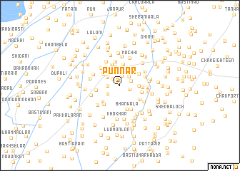 map of Punnar
