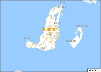 map of Punnon