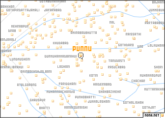 map of Punnu