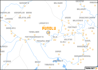 map of Punolu