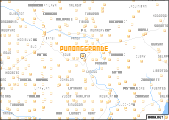 map of Punong Grande