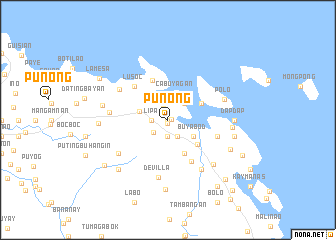 map of Punong