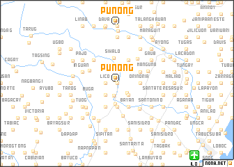 map of Punong