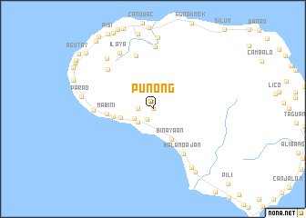 map of Punong