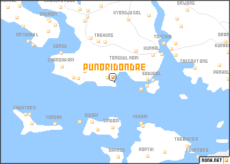 map of Punoridondae