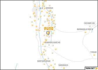map of Puno