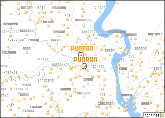 map of Punrān