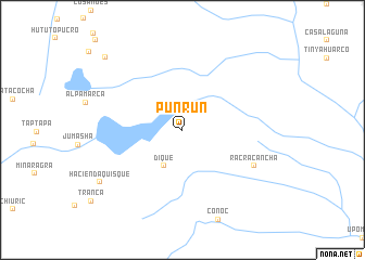 map of Punrún