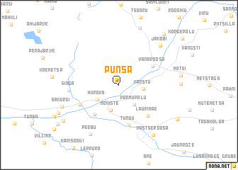 map of Punsa