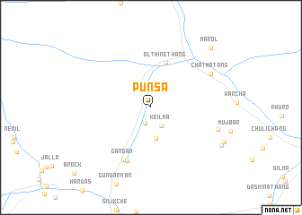 map of Punsa