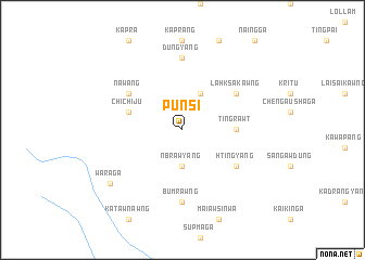 map of Punsi