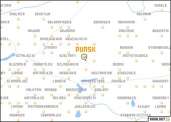 map of Puńsk