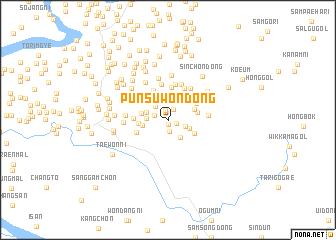 map of Punsuwŏn-dong