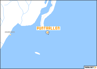 map of Punta Allen