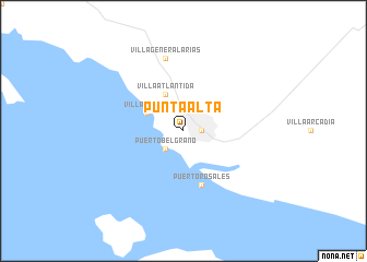 map of Punta Alta