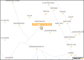 map of Punta Arena