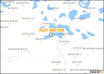 map of Punta Arena